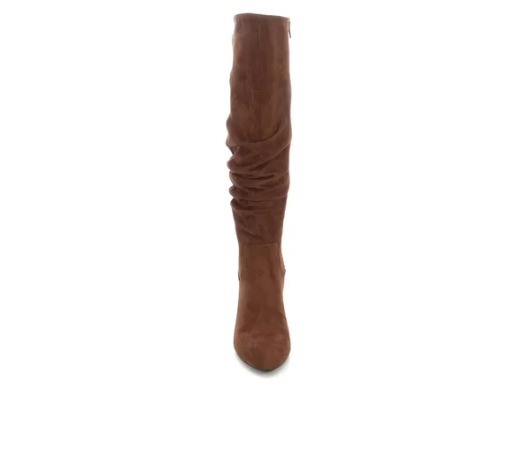 Women's Y-Not Compassion Ruched Knee High Boot in Dark Brown Size 7.5 Medium
