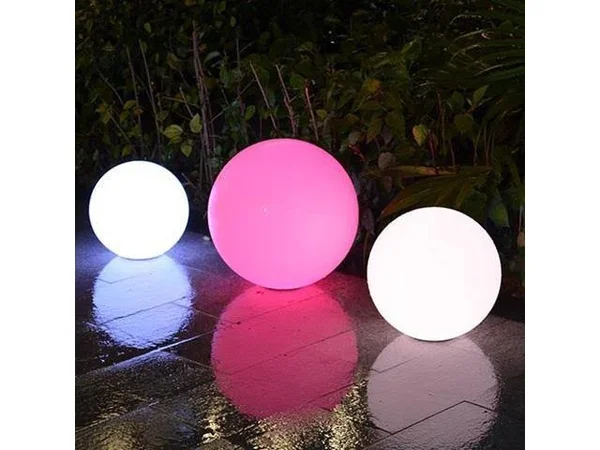 Modern Home Deluxe Floating LED Glowing Sphere w/Infrared Remote Control LEDGLOWBALL60