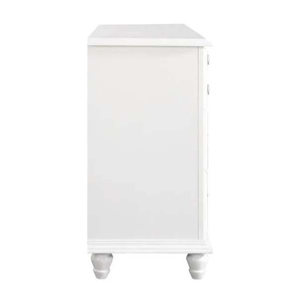 Glory Furniture Summit 6 Drawer Dresser in White - G5975-D