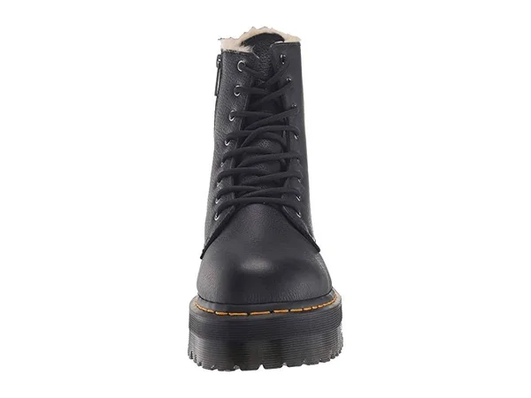 Dr. Martens Jadon Faux-Fur Lined (Black) Boots