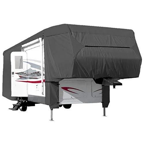 North East Harbor Waterproof Durable 5th Wheel Toy Hauler RV Motorhome Cover Fits Length 26&-29& New Fifth Wheel Travel Trailer