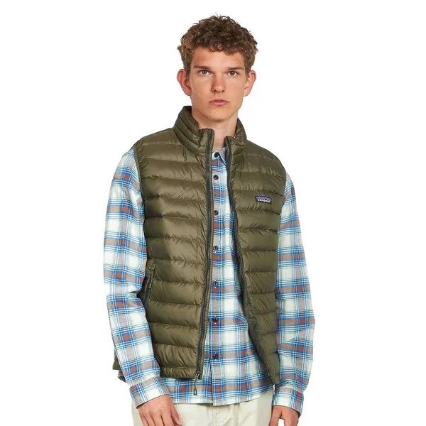Patagonia Down Sweater Vest - Industrial Green - S - Men