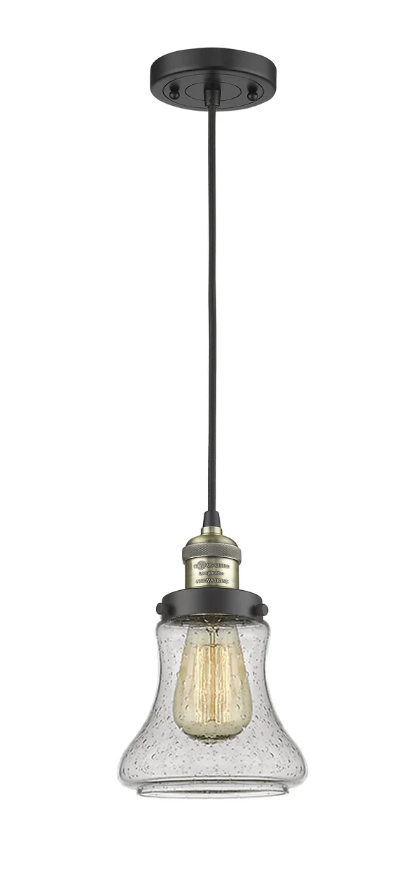 Innovations Lighting Bellmont 1 Light Mini Pendant 201C BAB G194 (Antique Brass)