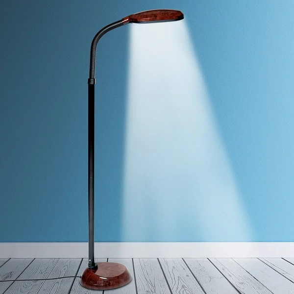 Kenley Natural Daylight Floor Lamp Tall Reading Task Craft Light 27W Full Spectrum White Bright Sunlight Standing Torchiere