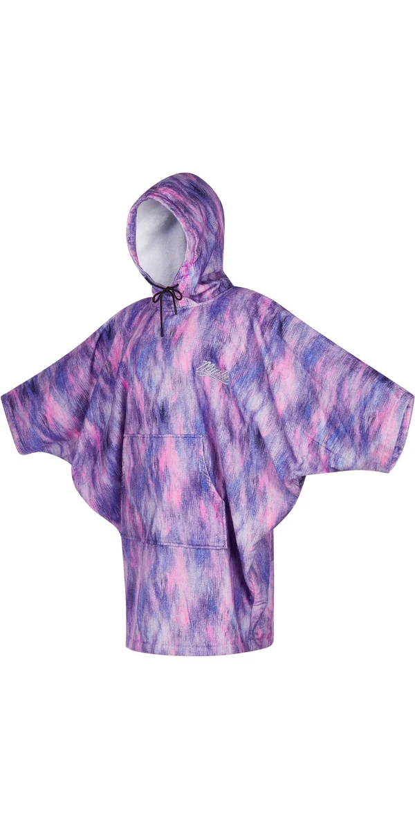 Mystic Womens Poncho 2021 - Black/Purple 210137