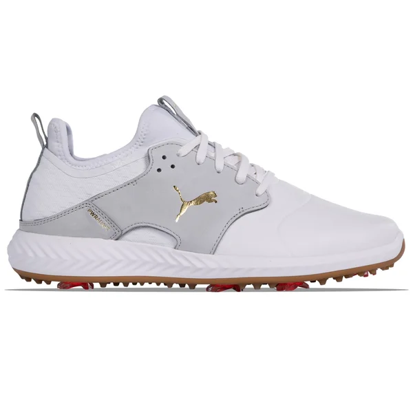 Puma Ignite PWRADAPT Caged Crafted Golf Shoes White/High Rise - 2021