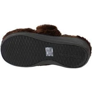 Vionic Gemma Luxe Orthotic Support Slipper Dark Brown - 7