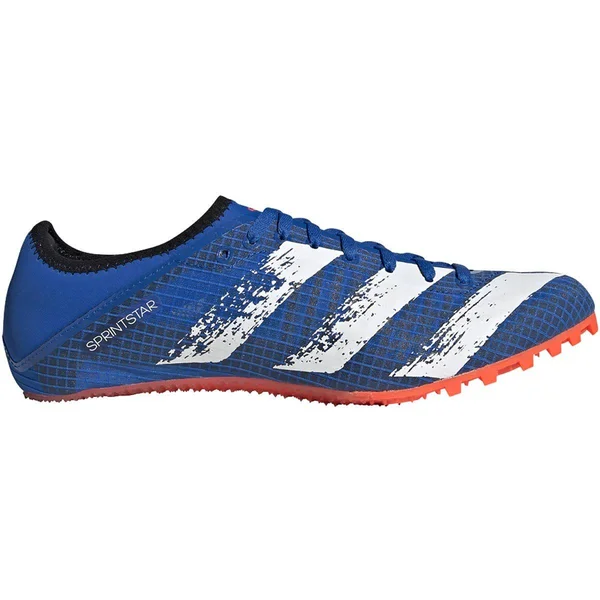 Adidas Men's Sprintstar Track Spikes, 12, Blue/White/Solar Red