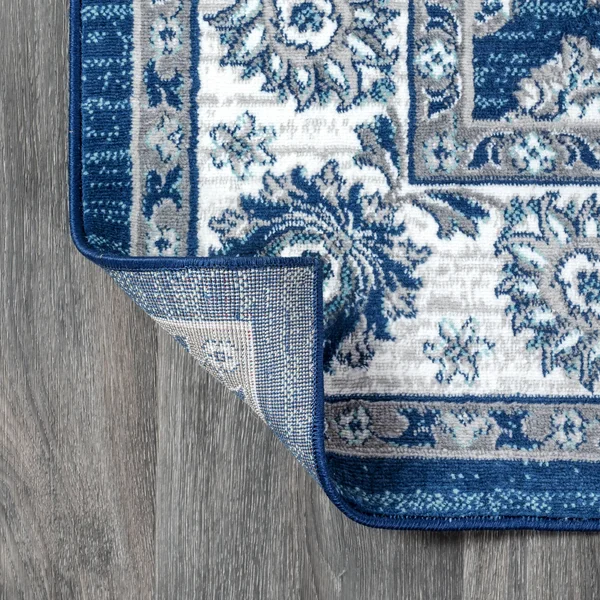 Jonathan Y Modern Cream/Red/Navy 5 ft. x 8 ft. Persian Vintage Moroccan Traditional Area Rug