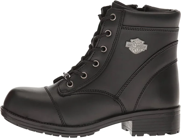 Harley-Davidson Women's Raine Steel Toe Work Boot, Size: 7, Black