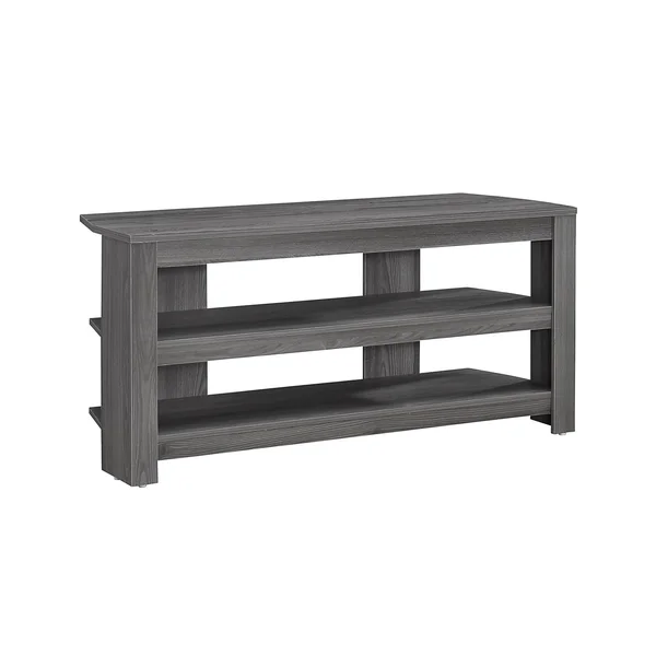 42x22 Fossil Gray Contemporary Rectangular TV Stand