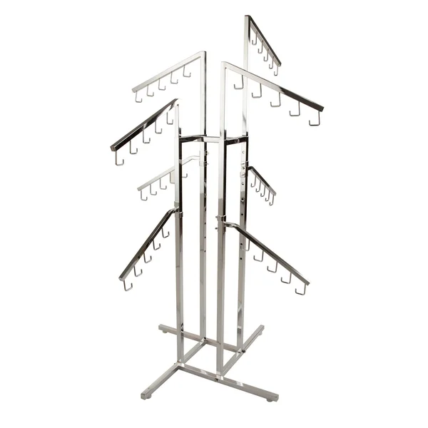 Econoco K16 4 Way Handbag Rack with 4 Slant Arms 4 Twist on Slant Arms