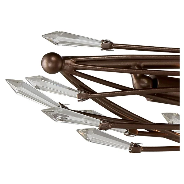 Offshoot 4-Light Bath Light Bronze Rogue Decor 611530