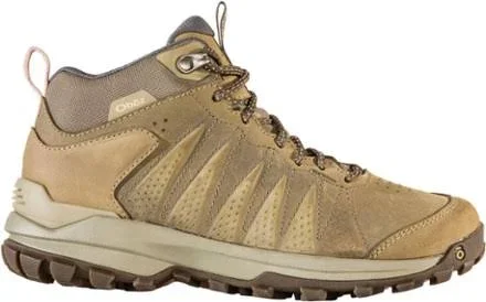 Oboz Women's Sypes Mid Leather Waterproof Hiking Boots Brown 8.5