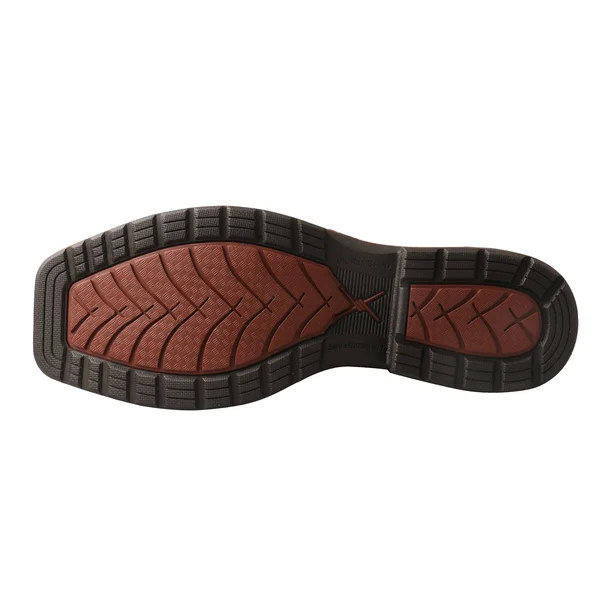 Twisted x Men's MLCA005 Lite Cowboy Alloy Toe Work Boot, Brown/Flash Red Leather