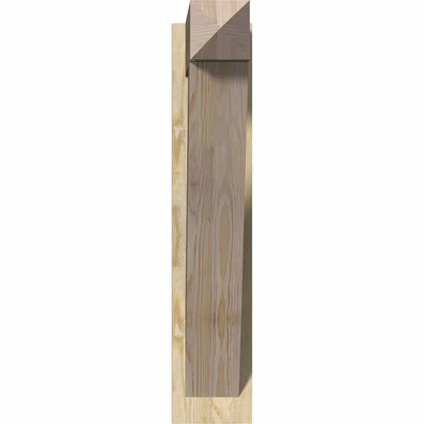 Ekena Millwork OUT06X22X30TRA03RDF 6x22W x 22x22D x 30x22H Traditional Rough Sawn Arts and Crafts Outlooker, Douglas Fir