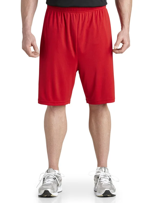 Recaro North Play Dry Tech Athletic Shorts, Men's, Size: 8x, Red Black