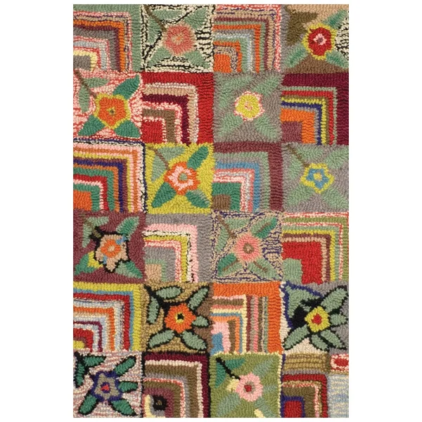 Dash and Albert Gypsy Rose Wool Hooked Rug