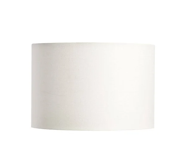 Gallery Straight-Sided Linen Drum Lamp Shade - Medium, White