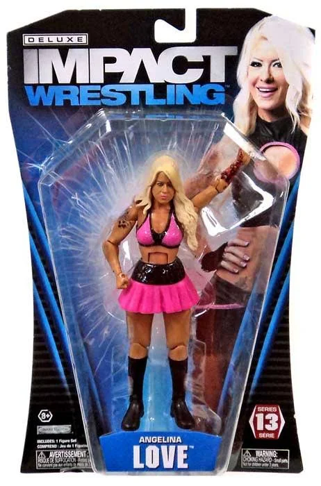 Tna Wrestling Deluxe Impact Series 13 Angelina Love Action Figure