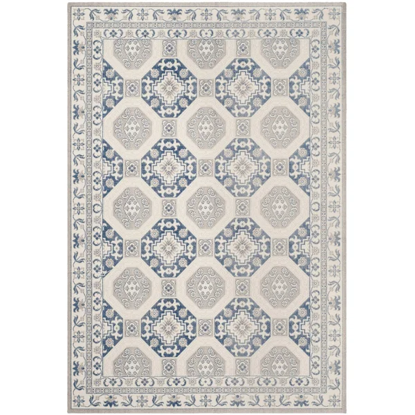 Safavieh Patina Blue & Ivory Area Rug; 4& x 6&