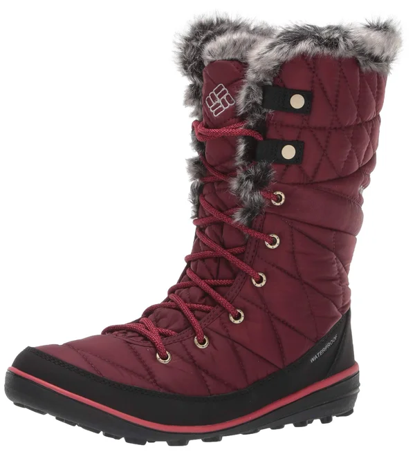 Columbia Heavenly Omni-Heat Boot - Women's Rich Wine/Daredevil - 6.5