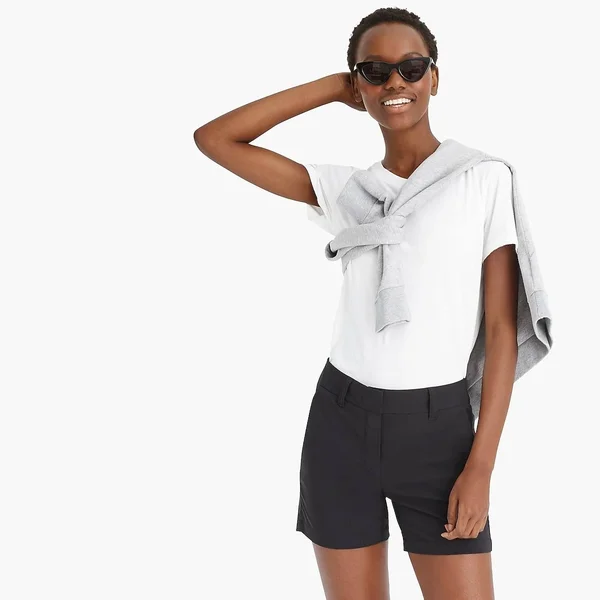 J.Crew Womens 5x22 Tech Short in Recycled Stretch Nylon (Size 10)