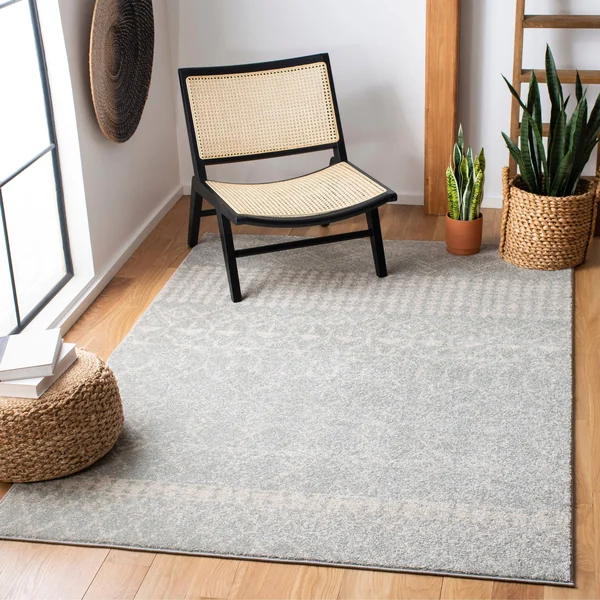 Safavieh Tulum 229 Light Grey - Ivory 4& x 6& Rug