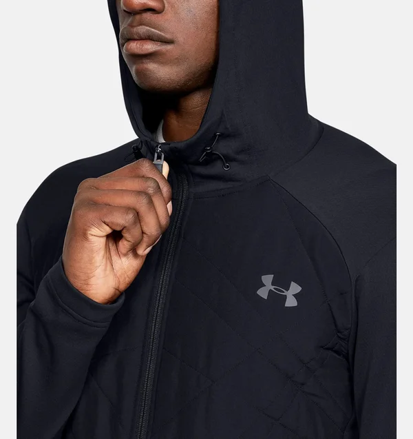 Under Armour Men's ColdGear Sprint Hybrid Jacket - Black