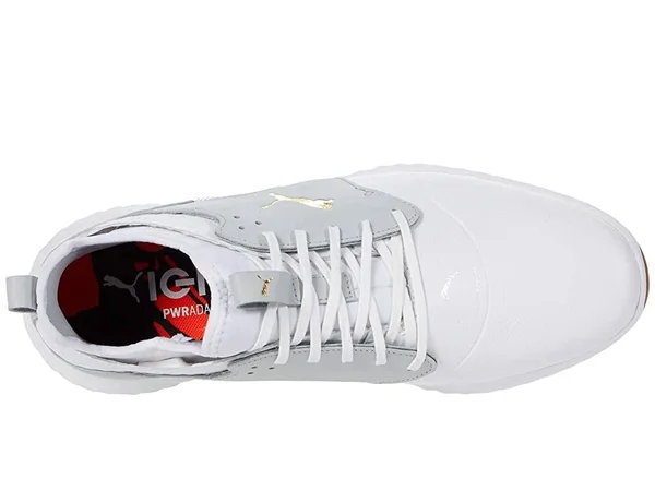 Puma Ignite PWRADAPT Caged Crafted Golf Shoes White/High Rise - 2021