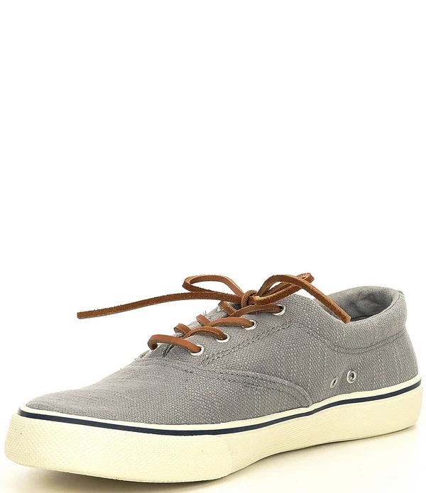 Men's Sperry Striper II CVO Baja Linen Sneaker Taupe, Size 11M