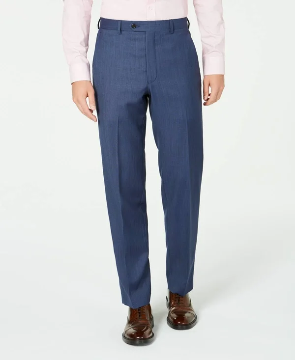 Lauren Ralph Lauren Edgewood Men's Casual Pants Blue Birdseye : 36 32