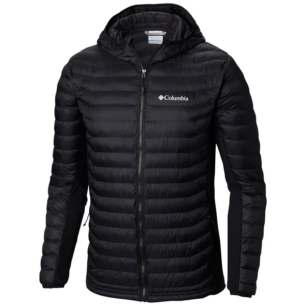 Columbia Men's Powder Pass Hooded Jacket - L - Black