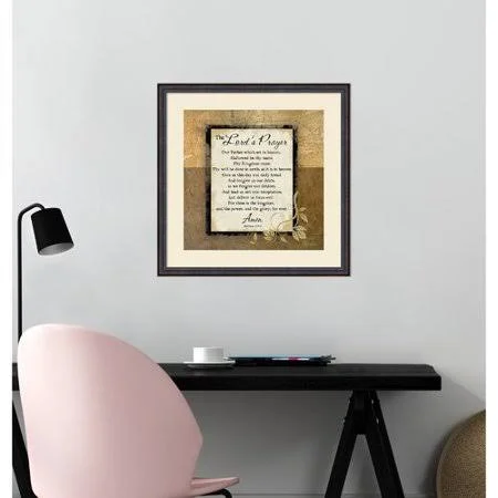Red Barrel Studio The Lords Prayer Framed Textual Art