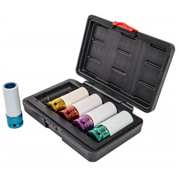 Performance Tool W32902 5-Piece 1/2 inch Impact Drive Thin Wall Sockets