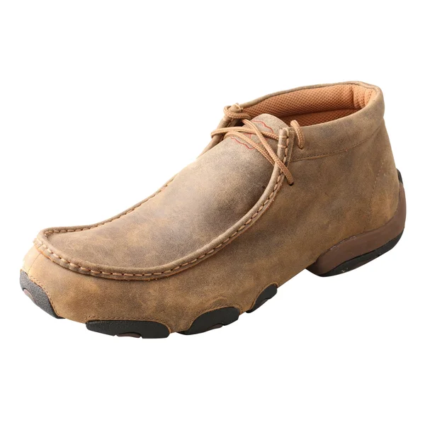 Twisted x Men's MDM0003 Driving Moc, Bomber Leather