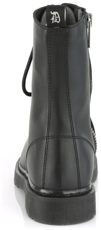 Demonia - Unisex BOLT-200 Boots Black Vegan, Size-7