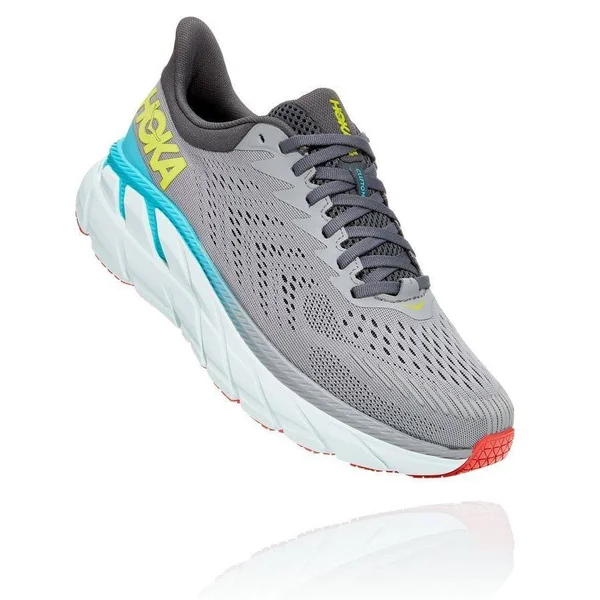 Hoka One One Clifton 7 9.5, Wild Dove/Dark Shadow WDDS (Men's)