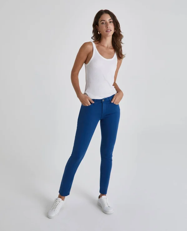 Ag Jeans Prima Ankle, Women's, Hi White Mariner Storm