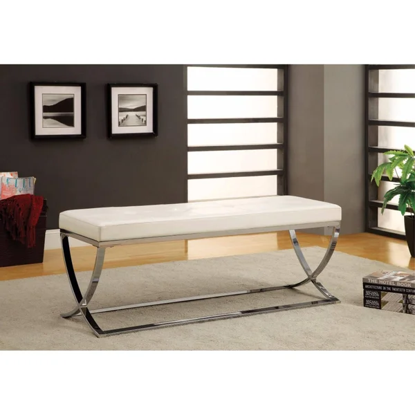 Modernly Charming Bench White