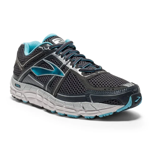 Brooks Addiction 12 Women's Running Shoes Anthracite/Bluefish/Silver : 6 D - Wide