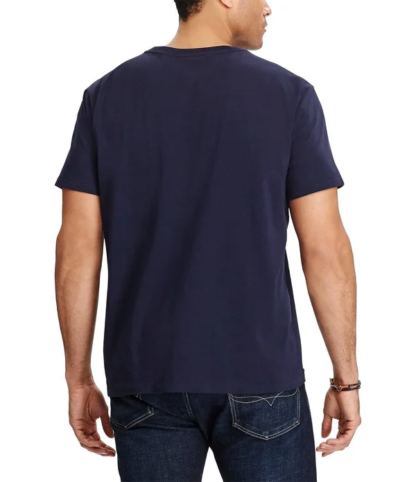 Polo Ralph Lauren Men's Big & Tall Classic Fit V-Neck T-Shirt - RL Red