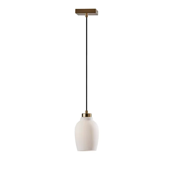 Adesso Clara Pendant Lamp - Antique Brass