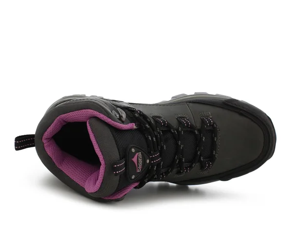 Pacific Mountain Youth Kingston Jr Waterproof Mid Hiking Boots - Charcoal 11