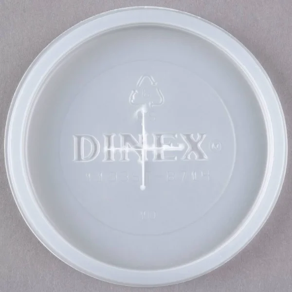 Dinex DX1193ST8714 Lid with Straw Slot for 5 oz. Tumblers - 1000 - CS