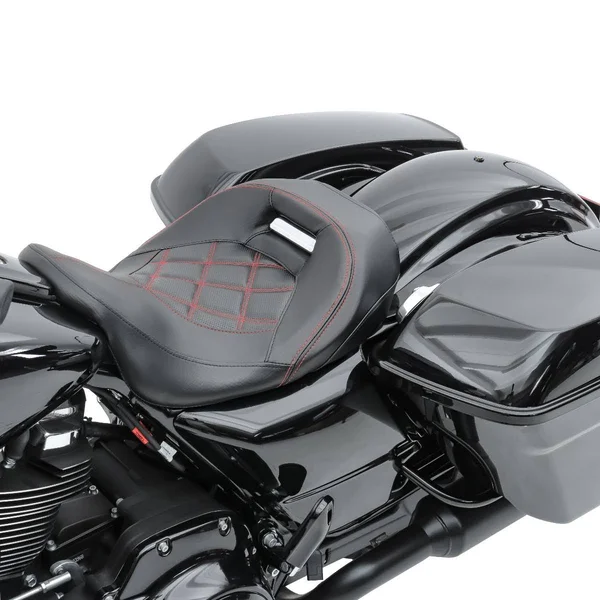 Seat for Harley-Davidson Touring 09-21 Touring Seat Craftride RH3 Black-Red