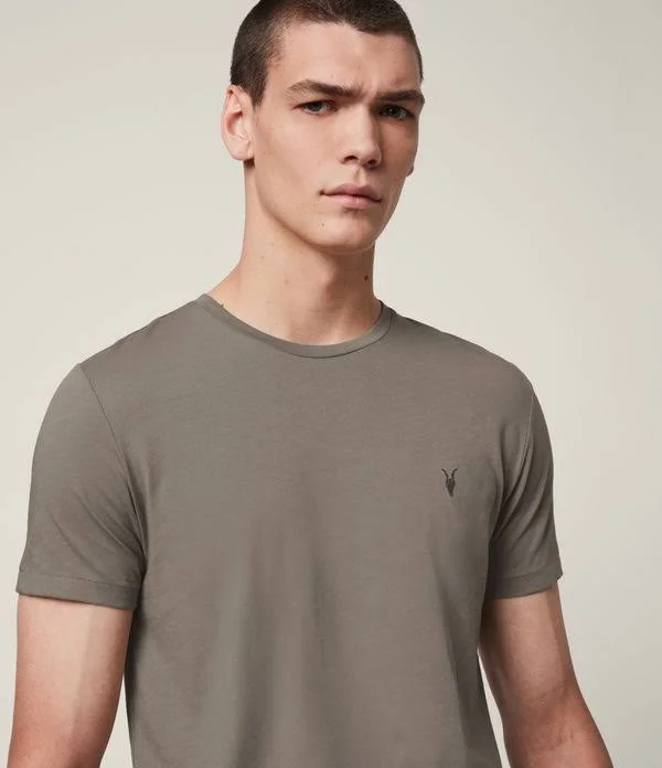 Men's AllSaints Tonic Slim Fit Crewneck T-Shirt, Size X-Small - Grey