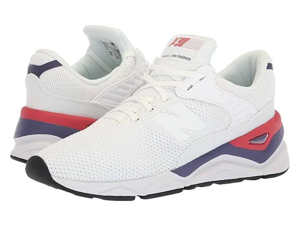 New Balance Women's X-90 Sneaker, Size: 10, White Munsell/Wild Indigo