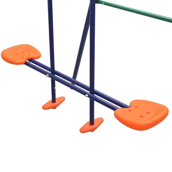 vidaXL Swing Set with 5 SEATS Orange
