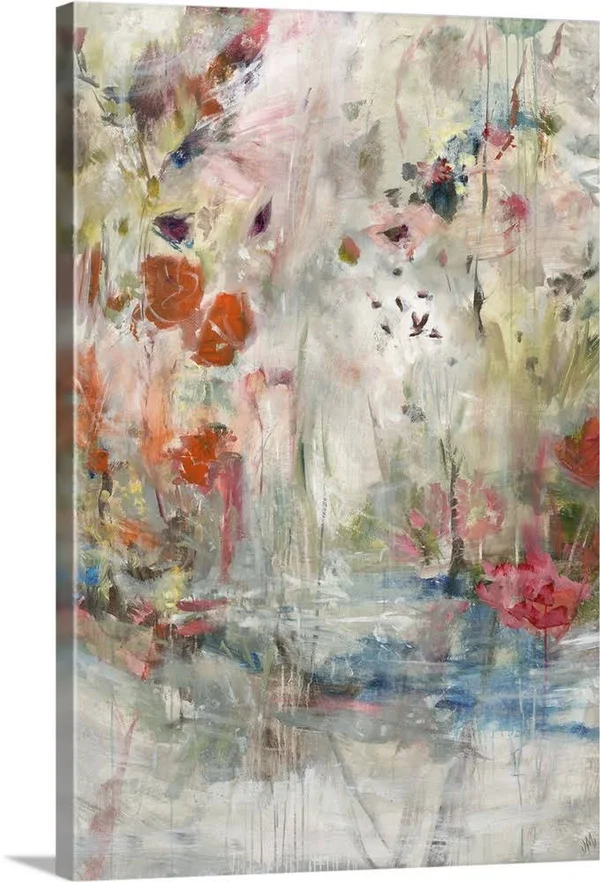 Flamingo Pond, Canvas Wall Art, 20x30, Great Big Canvas